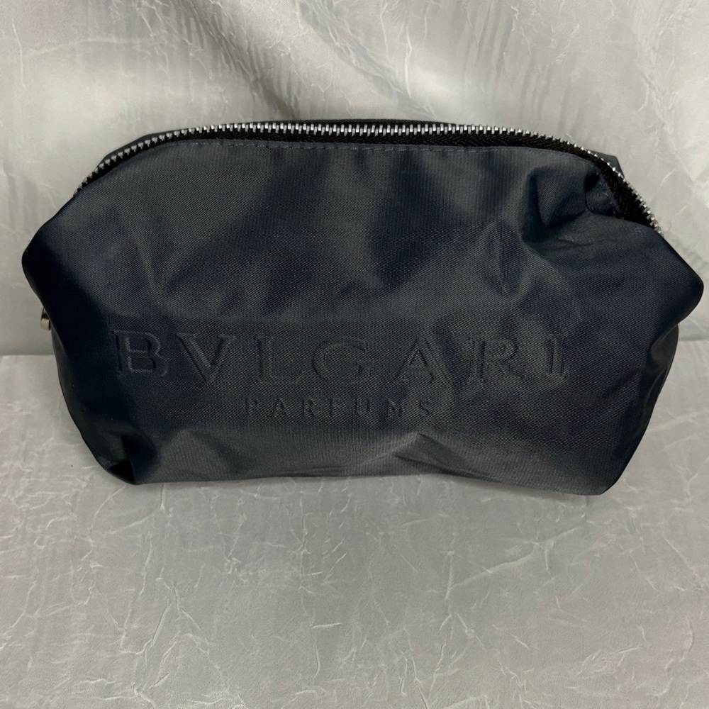 Bvlgari Grey Cosmetic Travel Bag
